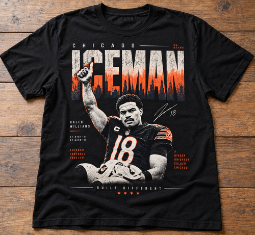 Caleb Williams “Thumbs Up” Chicago Football T-Shirt – 2 Designs