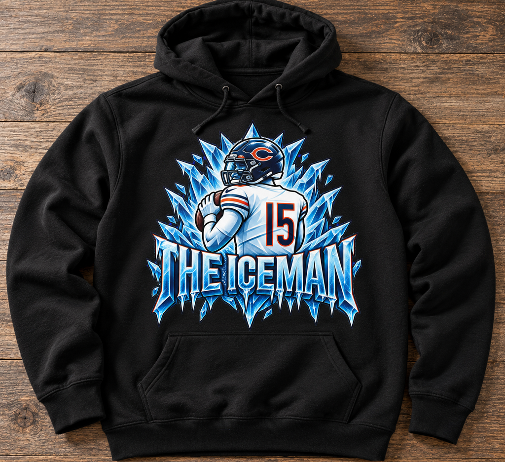 The Iceman Football Shirt & Hoodie – #15 Ice Design