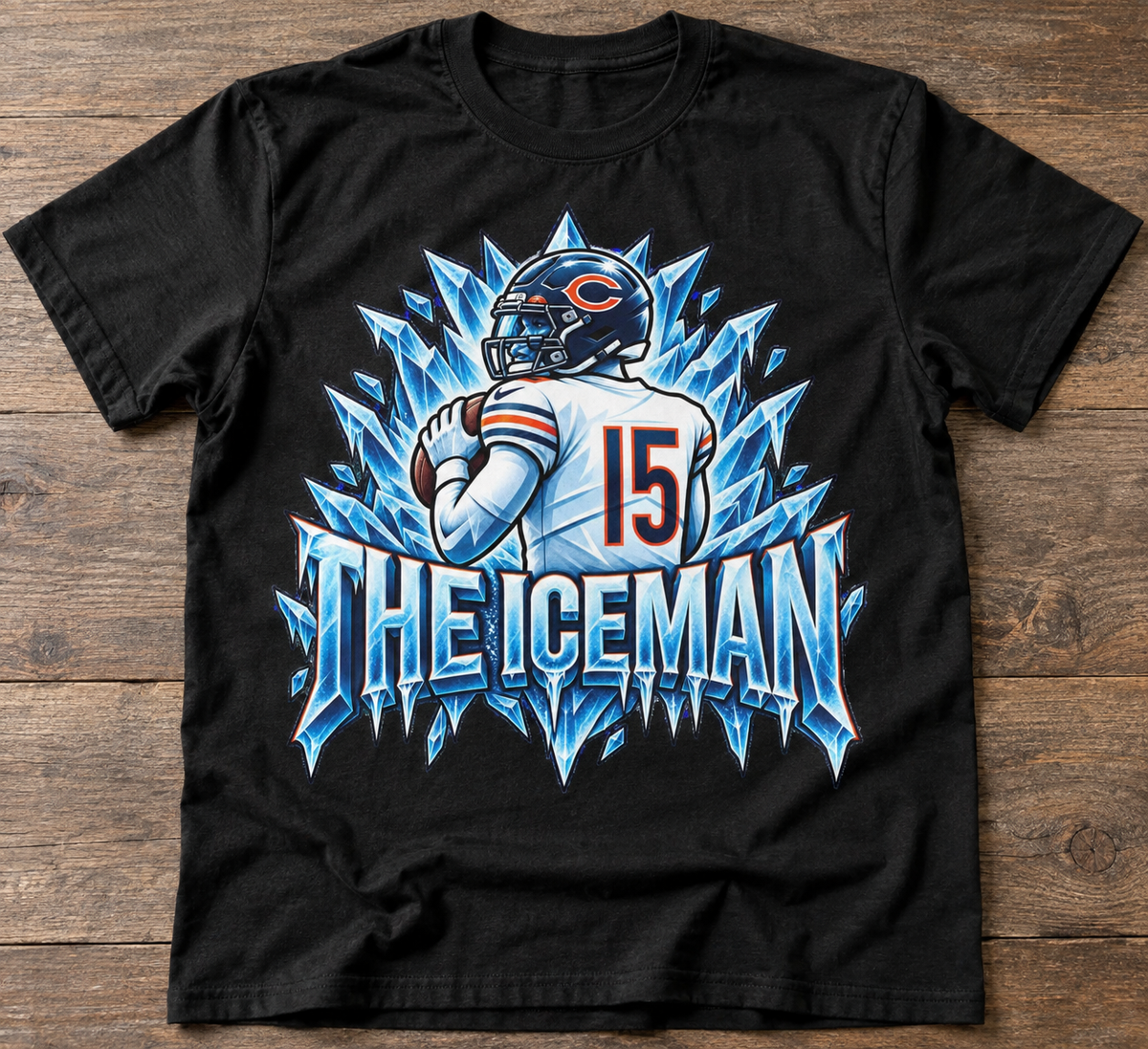 The Iceman Football Shirt & Hoodie – #15 Ice Design