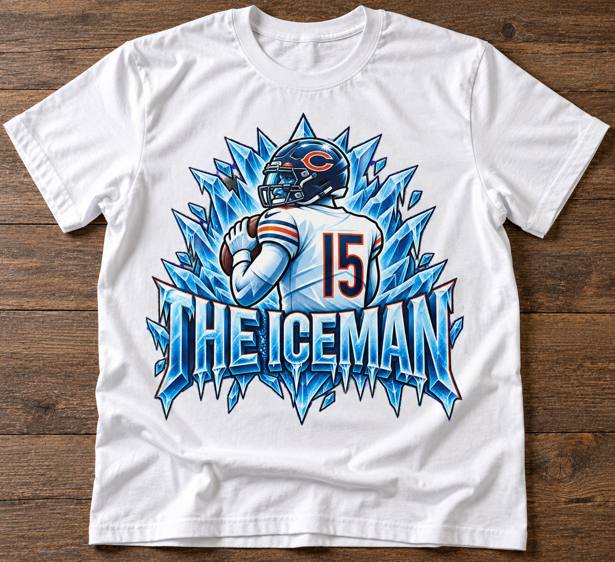 The Iceman Football Shirt & Hoodie – #15 Ice Design